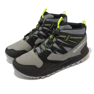【MERRELL】戶外鞋 Nova Sneaker Boot Bungee WP 男鞋 黑灰 襪套式 真皮 登山(ML067113)