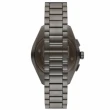 【EMPORIO ARMANI】亞曼尼 公司貨 極致時尚不鏽鋼腕錶/深灰x藍面(AR11481)