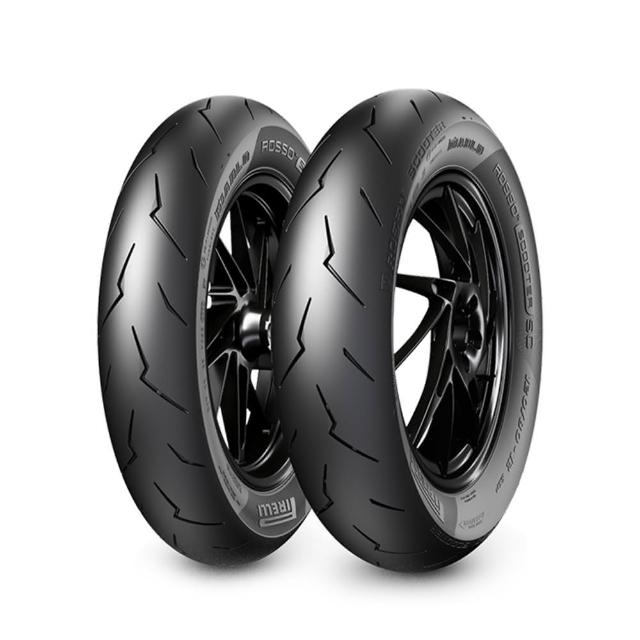 【PIRELLI 倍耐力】DIABLO ROSSO SC速克達用-競賽型 12吋(100/90-12 64P 小惡魔)