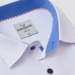 【Emilio Valentino 范倫提諾】嫘縈混紡長袖襯衫(白)