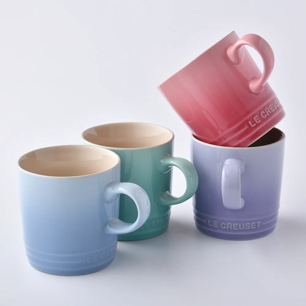 【Le Creuset】布列塔尼圓舞曲系列 英式馬克杯組 350ml 4入