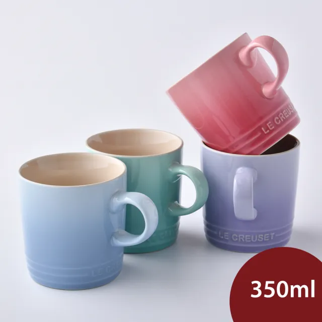 【Le Creuset】布列塔尼圓舞曲系列 英式馬克杯組 350ml 4入