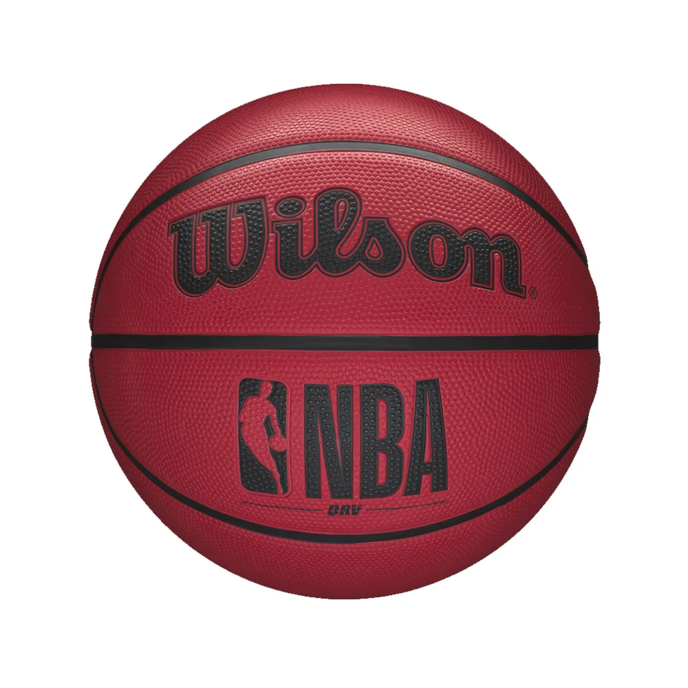 【WILSON】NBA DRV系列 紅 橡膠 籃球(7號球)