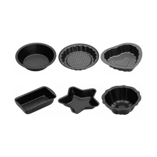 【KitchenCraft】迷你不沾烘焙模具6件  / 烘焙用品