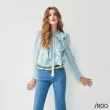 【iROO】綁結荷葉設計襯衫