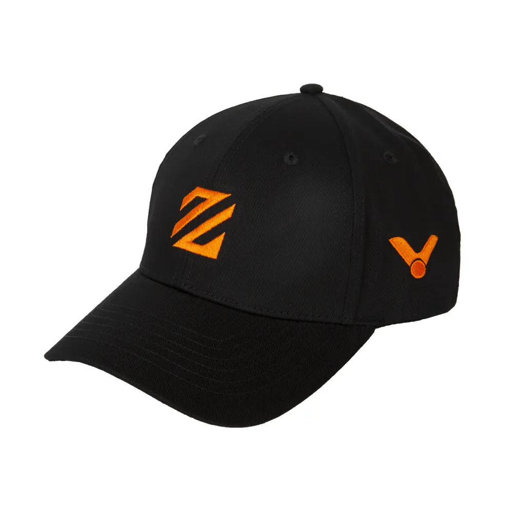 【VICTOR 勝利體育】VICTOR X LZJ 運動帽 鴨舌帽 棒球帽(VC-LZJ 黑)