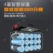 【菲仕德】98V鋰電鼓風機(兩電一充 帶吸塵配件 吹吸噴三用 吹塵器 吸塵器)