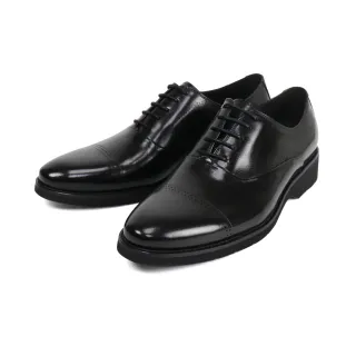 【CR CERINI】排列沖孔質感橫飾牛津鞋 黑色(CR28815-BL)