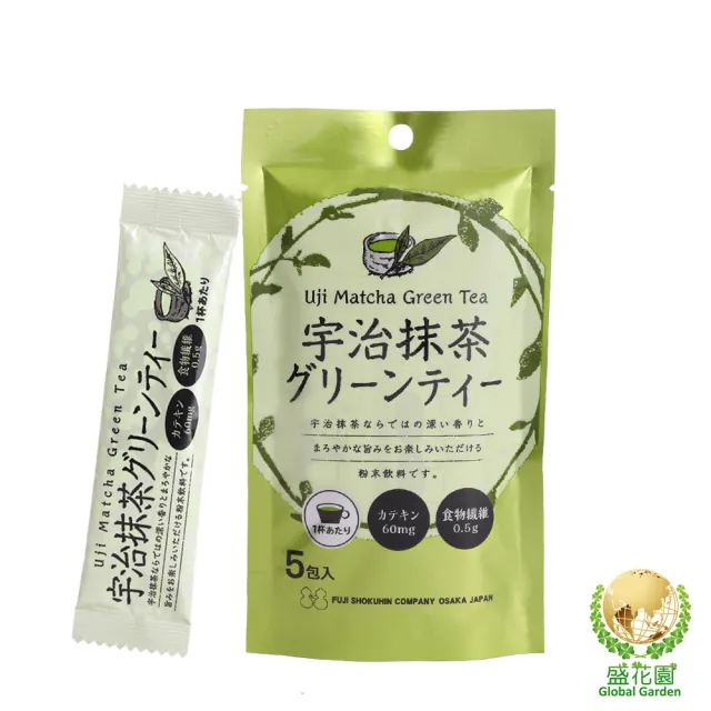 【盛花園】日本不二食品-宇治抹茶粉末(2袋/組)