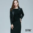 【SST&C 出清２折】520限時限量-黑色設計款開衩過膝窄裙7461809012
