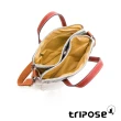 【tripose】漫遊系列岩紋雙拉鍊手提斜背包(沙漠灰)