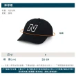 【NEW BALANCE】棒球帽-純棉 防曬 遮陽 鴨舌帽 運動 帽子 NB 黑白(LAH21214BK)