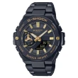 【CASIO 卡西歐】G-SHOCK 雙顯錶 男錶 不鏽鋼錶帶 藍牙連結 太陽能 防水200米 GST-B500(GST-B500BD-1A9)