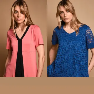 斷碼福利義製A.MARSI蕾絲植蠶衣2件(U)