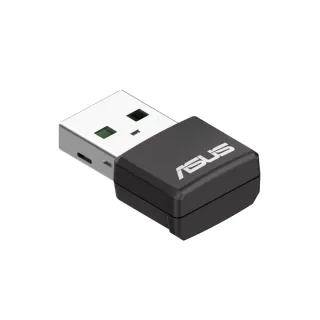 【ASUS 華碩】WiFi 6 雙頻 AX1800 USB 無線網路卡(USB-AX55 Nano)