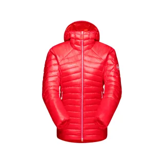 【Mammut 長毛象】Eigerjoch Advanced IN Hooded W 極限艾格防潑水羽絨連帽外套 杜鵑紅 女款 #1013-01670