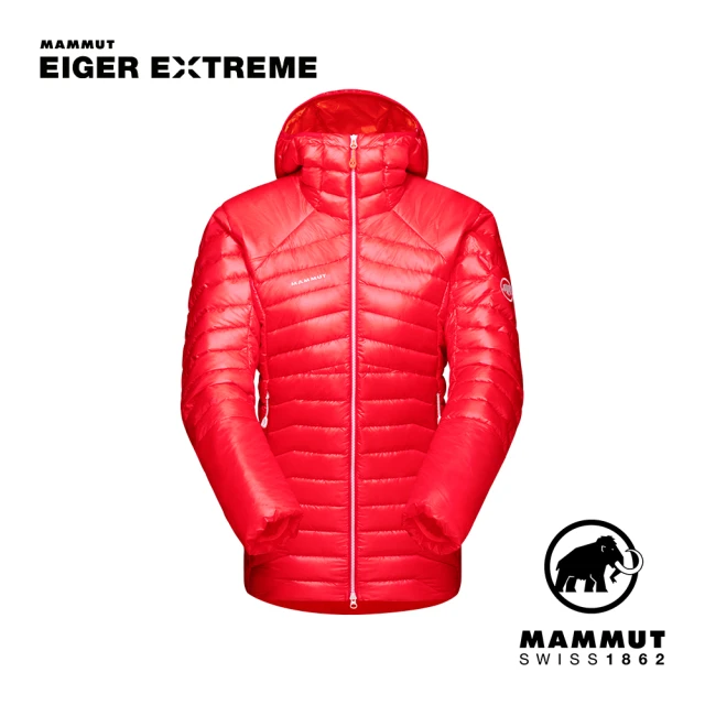 Mammut 長毛象 Eigerjoch Advanced IN Hooded W 極限艾格防潑水羽絨連帽外套 杜鵑紅 女款 #1013-01670