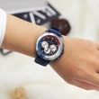 【Michael Kors】專櫃款 Keaton 三眼計時型石英時尚手錶(深藍)