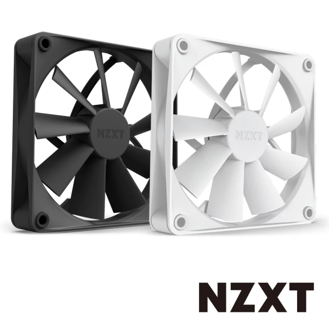 【NZXT 恩傑】F120Q 靜音扇 12公分(PWM 4Pin通用接頭 / 保固6年)