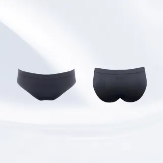 【Swear 思薇爾】無痕美人系列M-XL素面低腰三角女內褲(黑色)