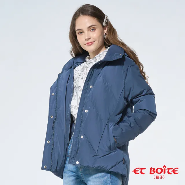 【BLUE WAY】女裝 可拆帽拉克蘭 羽絨 外套-ET BOiTE 箱子