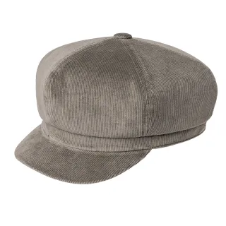 【KANGOL】CORD燈芯絨報童帽(灰色)