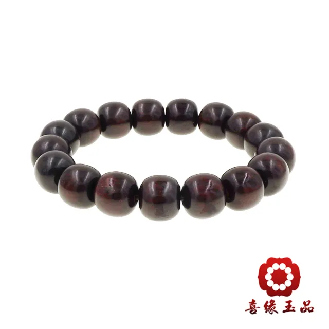 【喜緣玉品】印度小葉紫檀 老型珠頂級 念珠(12mm)(開運風水)