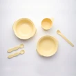 【玉米田】PLA幼兒餐具6件組禮盒(PLA 聚乳酸 玉米 無毒 嬰兒餐具)