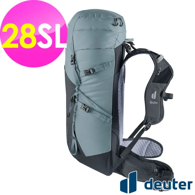 【deuter】SPEED LITE 28SL超輕量旅遊後背包(3410522深灰/黑/背負舒適/戶外休閒包/健行包/登山包)