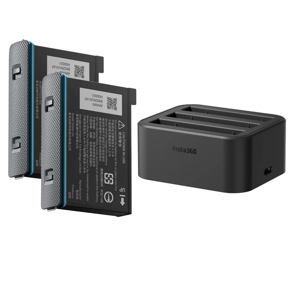 【Insta360】X3 充電管家+原廠電池2顆(公司貨)