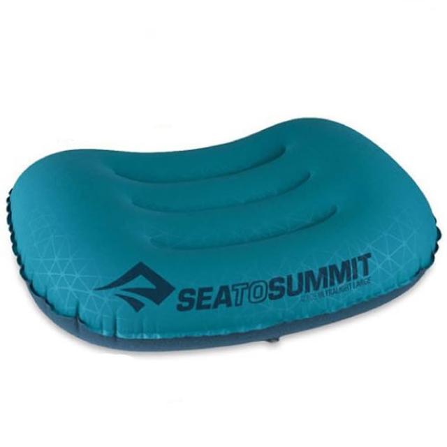 【SEA TO SUMMIT】AEROS Ultra Light PILLOWS 20D 加大版舒適充氣枕頭(STSAPILULLAQ 水藍Q)