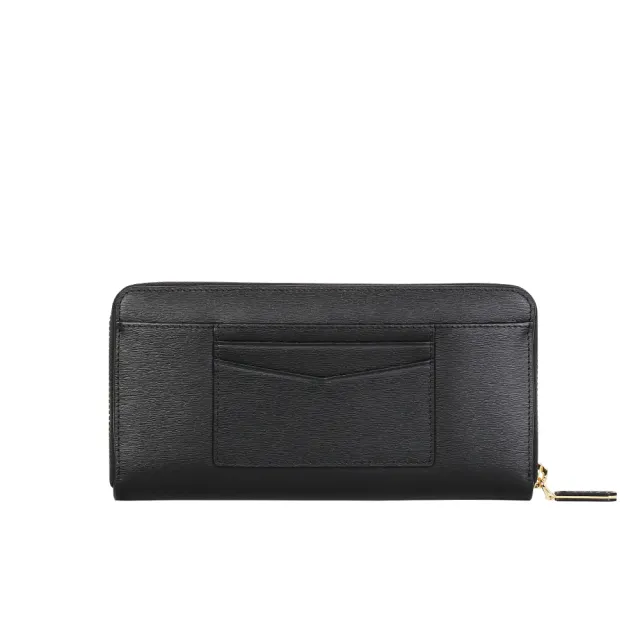 【BRAUN BUFFEL 德國小金牛】城市 10卡拉鍊長夾-黑色(BF696-602-BK) 錢包送禮推薦