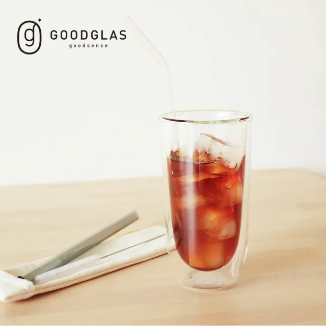 【好玻GOODGLAS】BOBA雙層玻璃杯-清透420ml