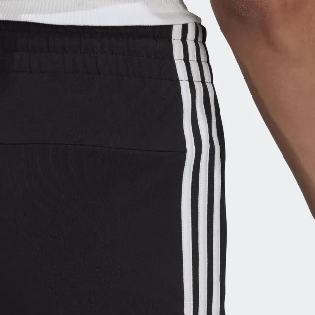 【adidas 愛迪達】W 3s Sj Sho 女 短褲 運動 休閒 慢跑 健身 訓練 舒適 柔軟 愛迪達 黑(GM5523)