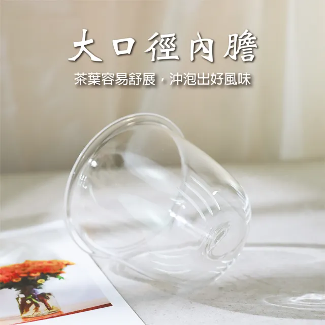 【美味好伙伴】加厚耐熱玻璃壺 500ml(花茶 茶壺 泡茶壺 暖茶座)