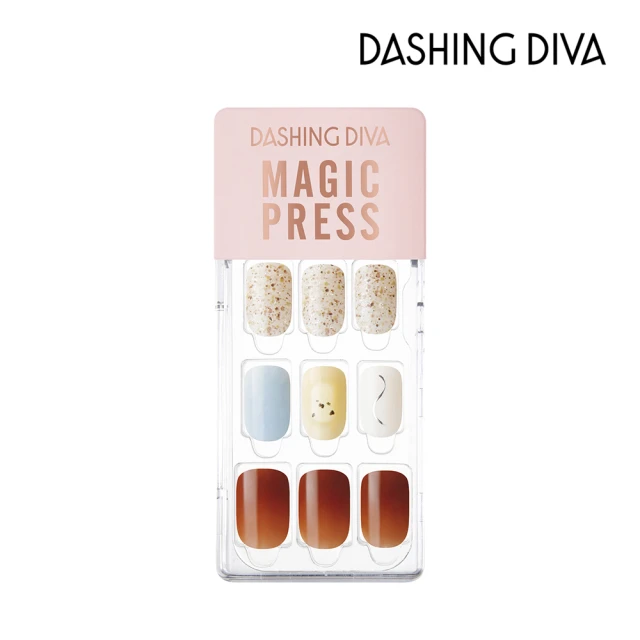 即期品【DASHING DIVA】MAGICPRESS薄型美甲片_繽紛穀物(241101)