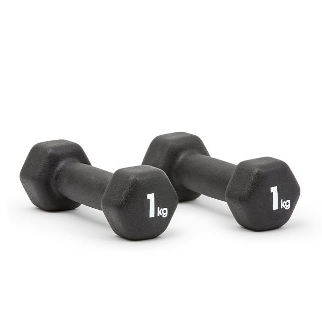 【adidas 愛迪達】六角健身啞鈴(1kg/2入)
