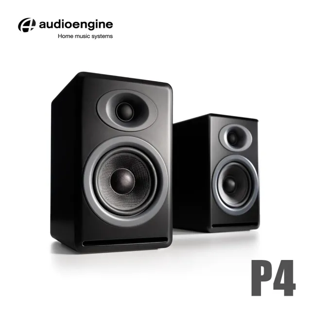 【Audioengine】P4 被動式喇叭(黑色款)
