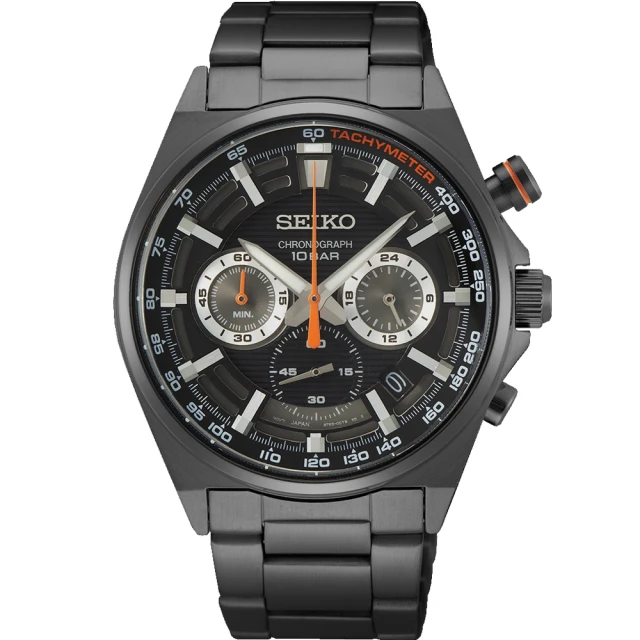 【SEIKO 精工】CS系列 極限競速三眼計時腕錶/SK027(8T63-00T0SD/SSB399P1)