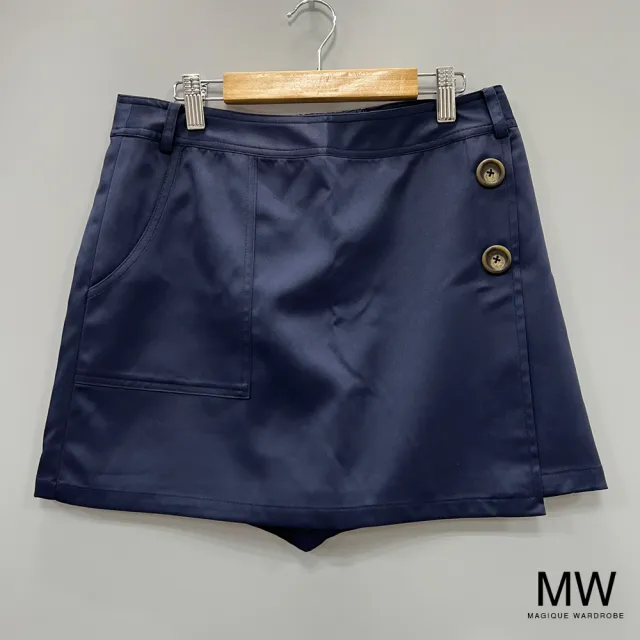 【MAGIQUE WARDROBE】A字排釦褲裙(2色)