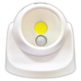 【明沛】COB LED 單眼聚焦感應燈(電池式供電 免佈線-模式可選-紅外線感應 人到即亮-簡易安裝-MP8037)