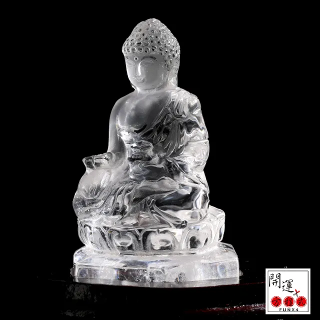 開運方程式】白水晶佛像大日如來一物一拍(水晶佛像l水晶雕件l淨化招財