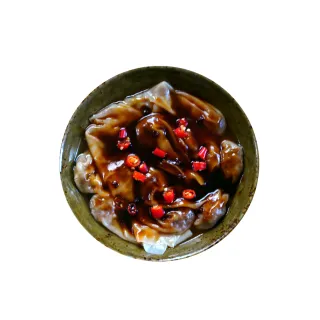 【南門市場老林記】素紅油炒手5盒 附紅油醬包(每盒20顆160g共100顆 全素 南門市場 素菜冠軍)