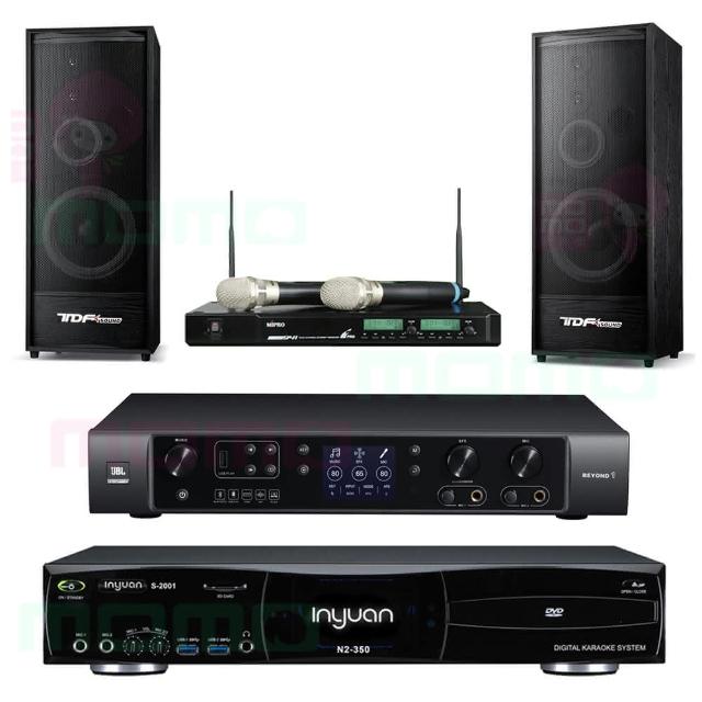【音圓】N2-350+JBL BEYOND 1+ACT-941+K-124(4TB伴唱機+多功能擴大機+無線麥克風+劇院與歌唱兩用型喇叭)