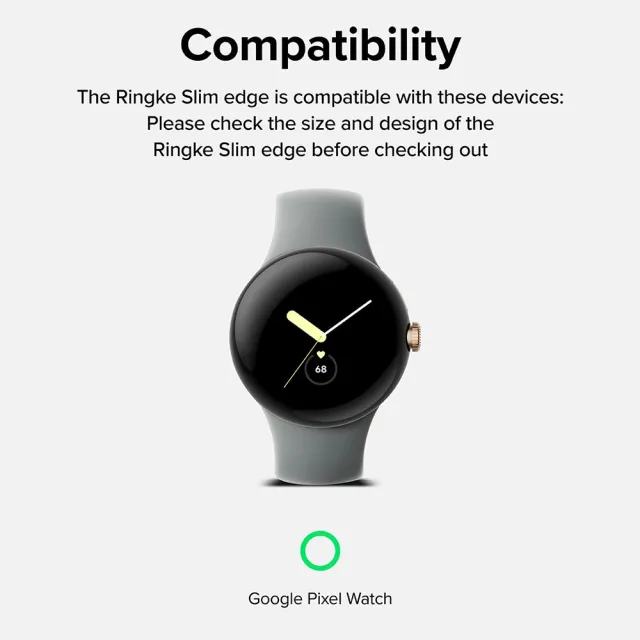 Ringke】Google Pixel Watch 41mm Slim Edge 稜邊輕薄手錶保護殼透明霧