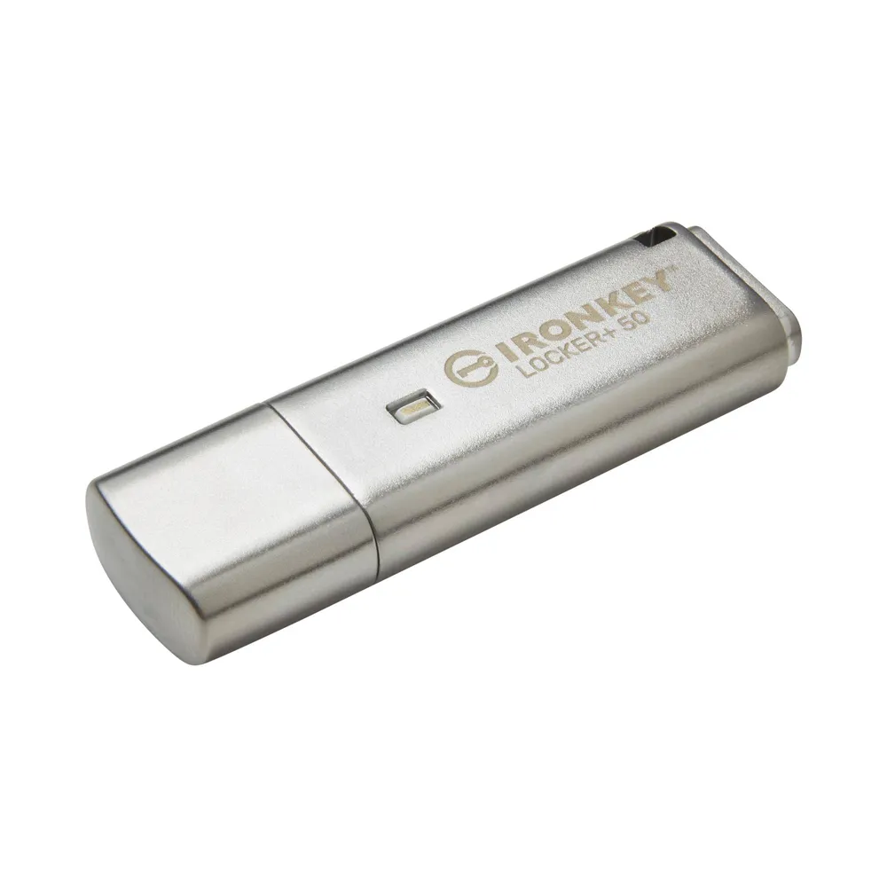 【Kingston 金士頓】16GB IronKey Locker+ 50 USB3.2 加密 隨身碟(平輸 IKLP50/16GB)