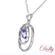 【DOLLY】14K金 天然丹泉石鑽石項鍊(002)