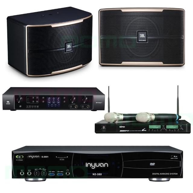 【音圓】N2-350+JBL BEYOND 1+ACT-941+JBL Pasion 10(4TB伴唱機+多功能擴大機+無線麥克風+卡拉OK專用喇叭)