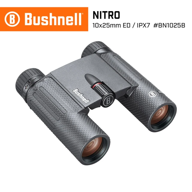 【Bushnell】Nitro 戰硝系列 10x25mm ED螢石輕便型雙筒望遠鏡(BN1025B)
