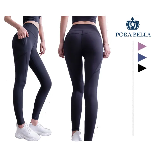 【Porabella】瑜珈褲 彈性瑜珈褲 運動瑜珈褲 瑜珈褲女 韻律褲  S-XL YOGA PANTS